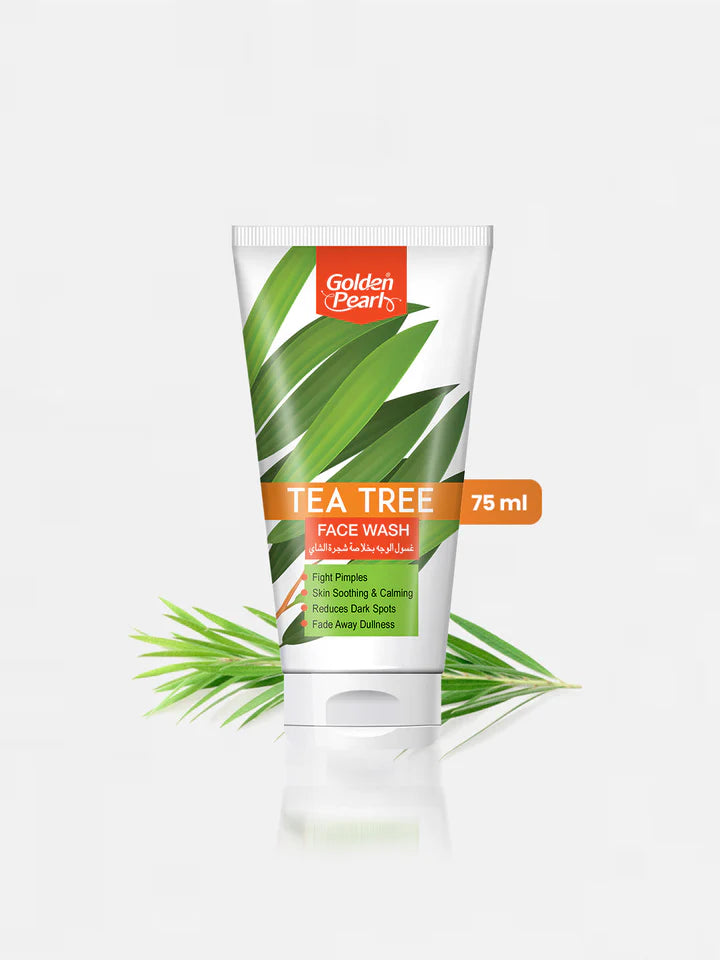 GOLDEN PEARL TEA TREE FACE WASH 75ML