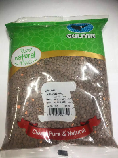 GULFAR MASOOR WHOLE 500gm