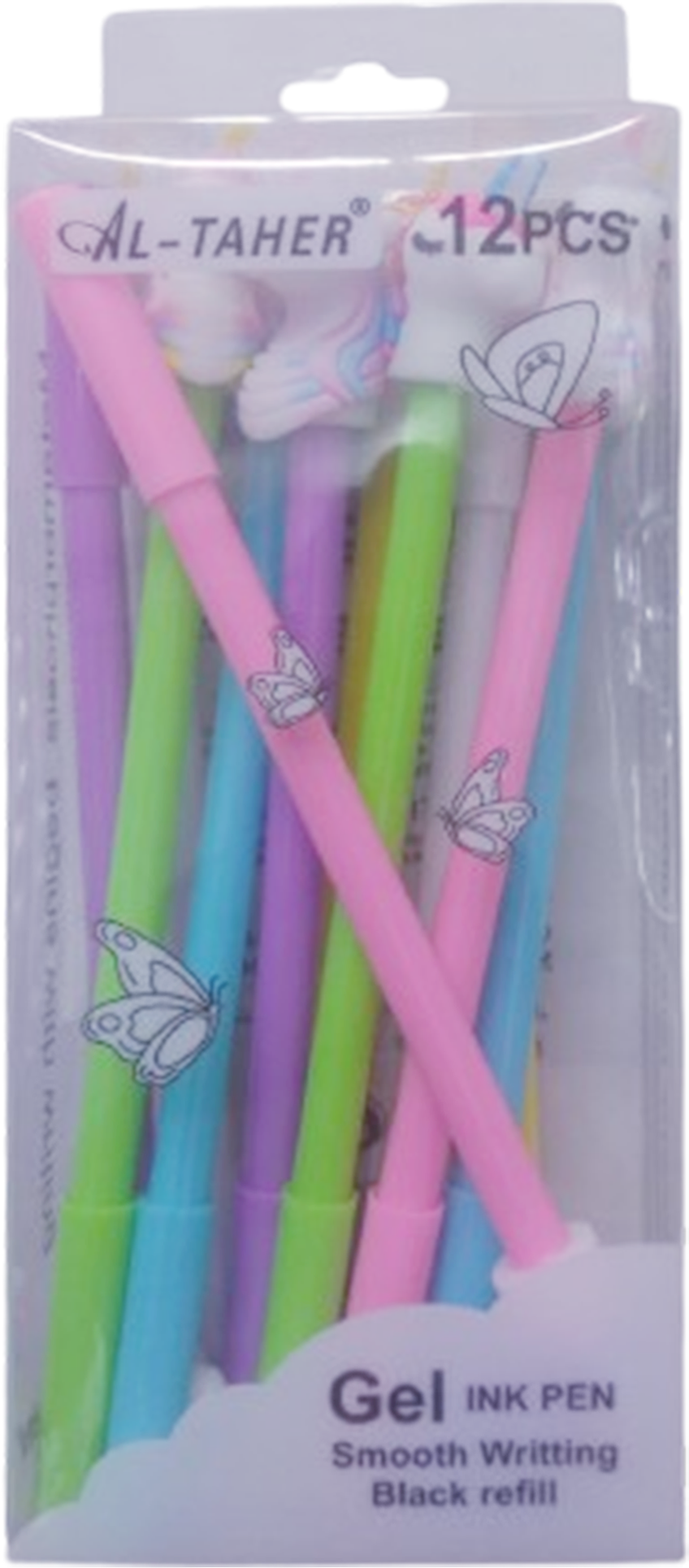 Al Taher Gel Pen, 12 Pieces WB1237-1