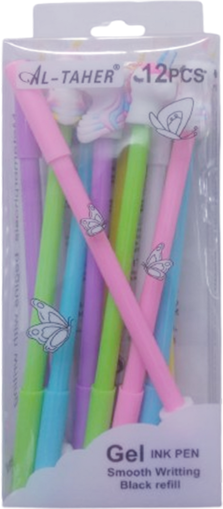 Al Taher Gel Pen, 12 Pieces WB1237-1