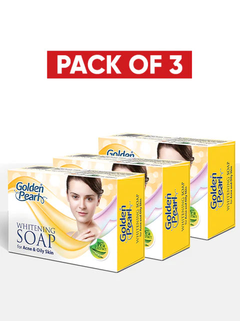 Golden Pearl Assorted Soap, 3x100g