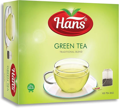 HANS GREEN TEA BAG 100Bag