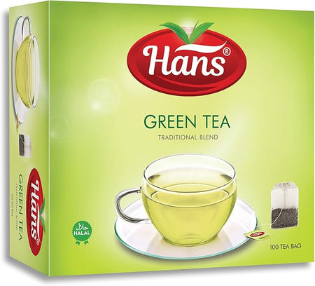 HANS GREEN TEA BAG 100Bag