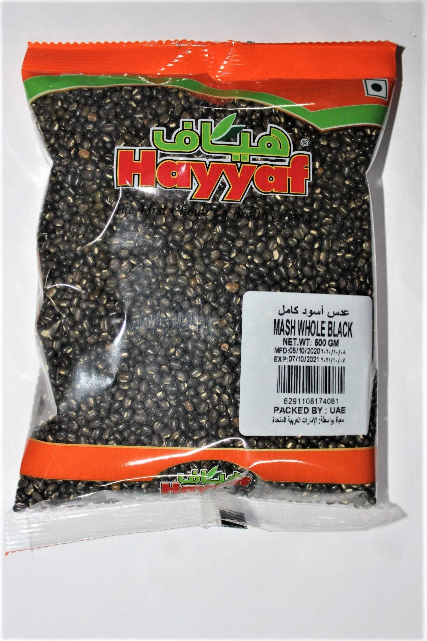 HAYYAF MASH WHOLE BLACK 500gm