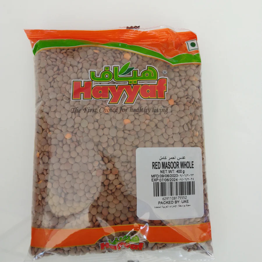 HAYYAF RED MASOOR WHOLE 500gm