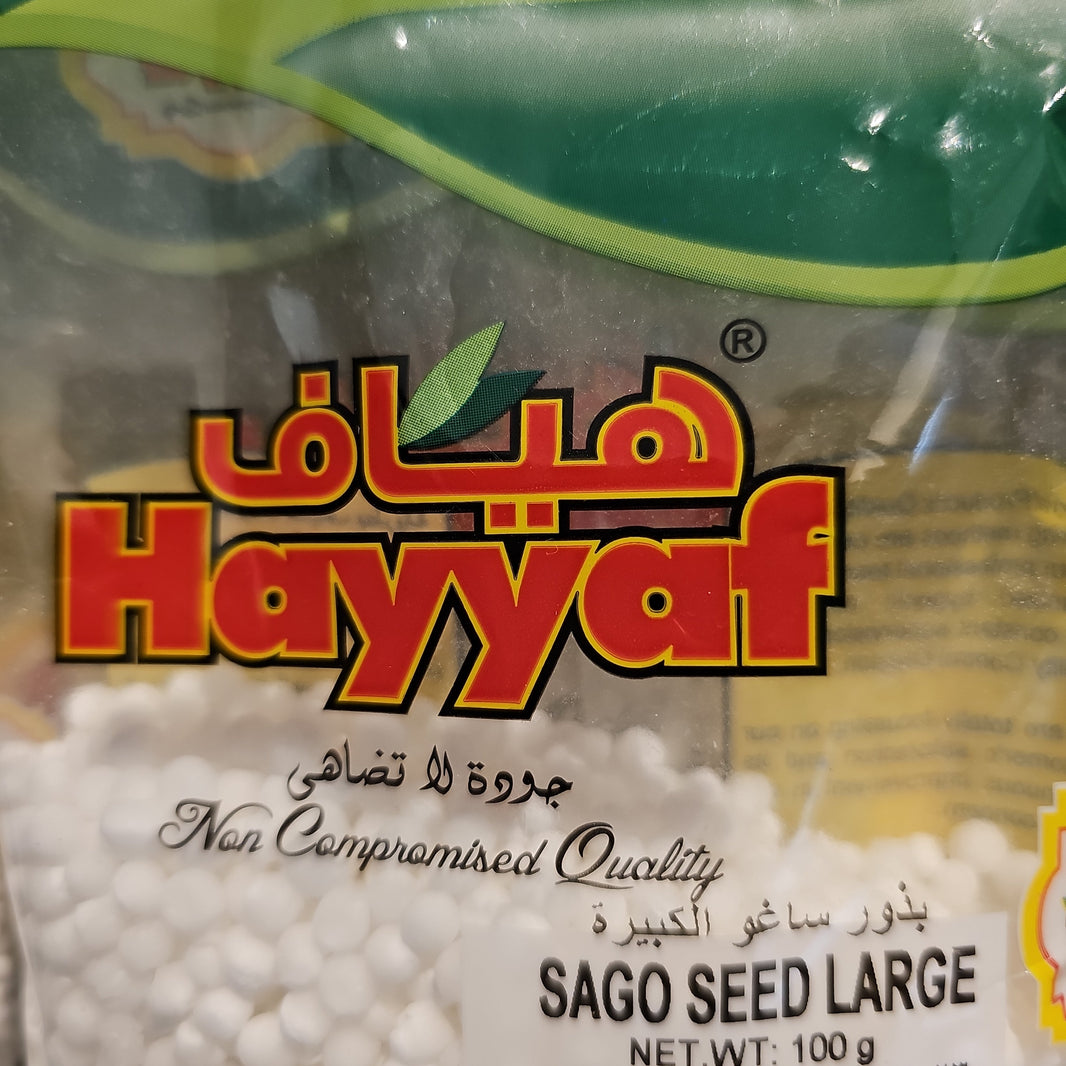HAYYAF SAGO SEED LARGE 100gm