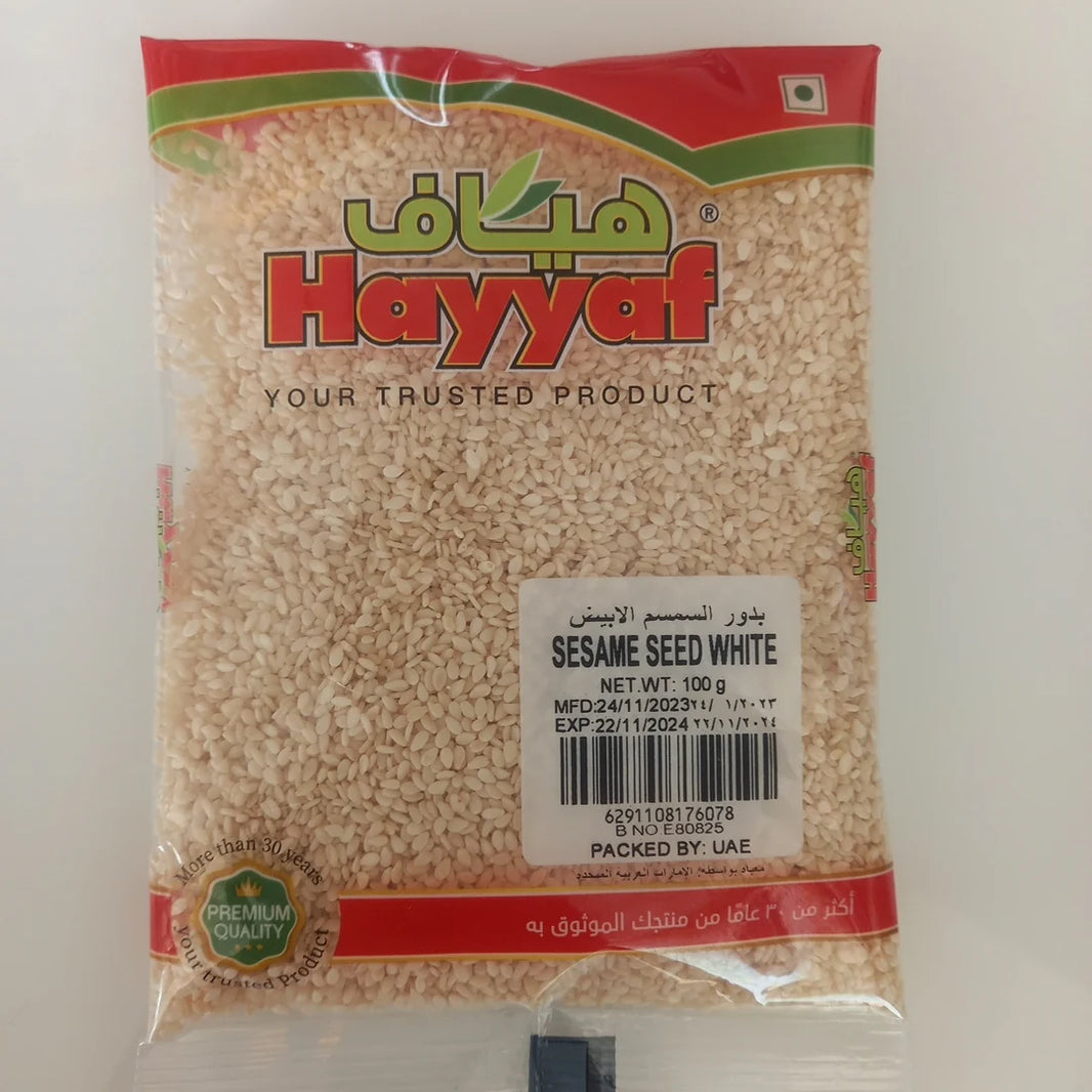 HAYYAF SEAME SEED WHITE 100gm