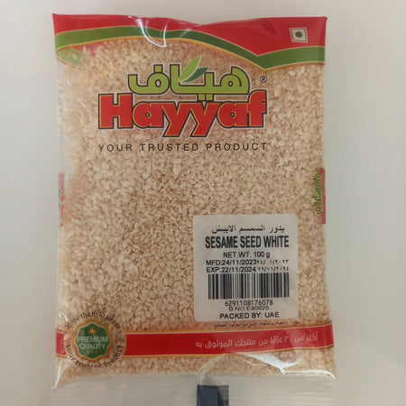 HAYYAF SEAME SEED WHITE 100gm