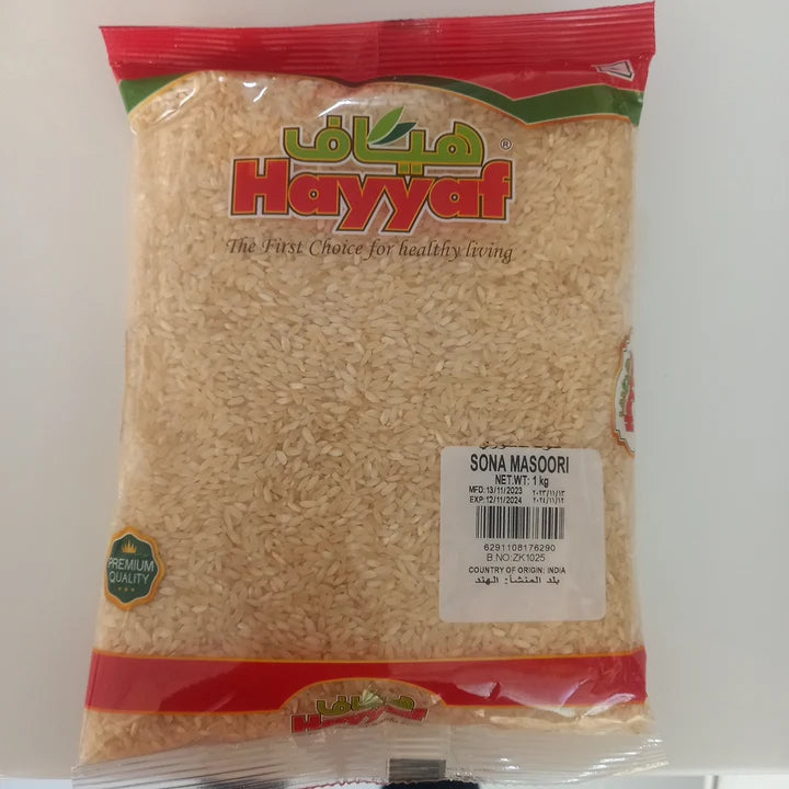 HAYYAF SONA MASOORI RICE 1Kg