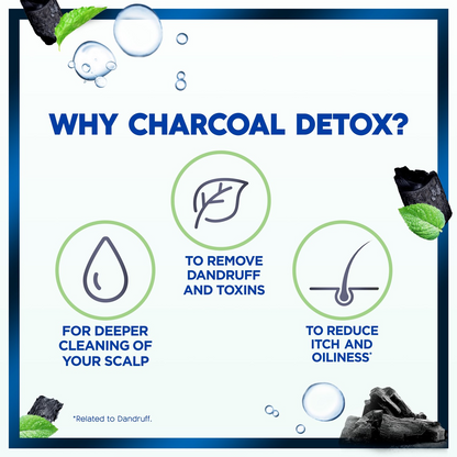HEAD&SHOULDERS CHARCOAL DETOX 400ML