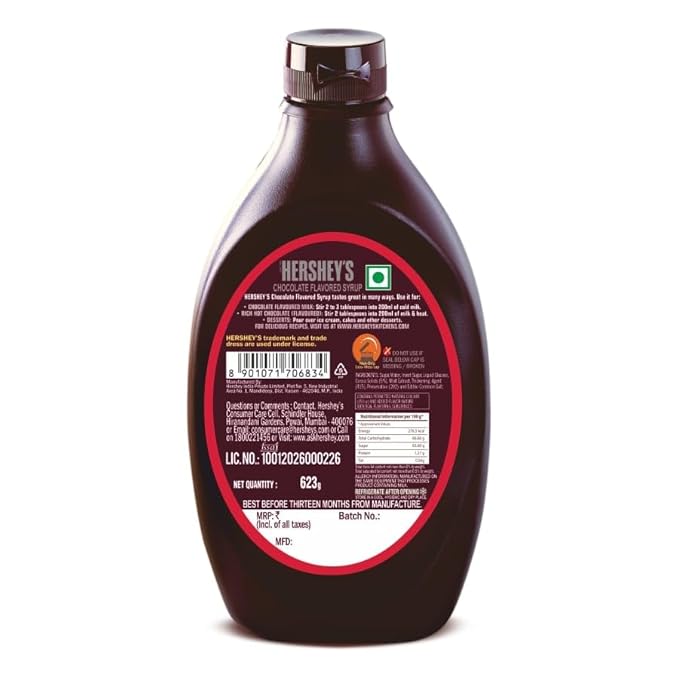 HERSHERYS CHOCOLATE SYRUP 623gm