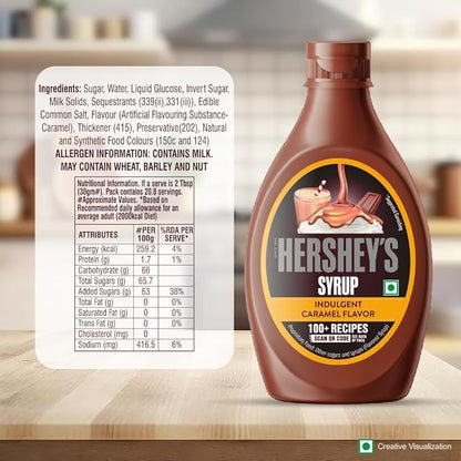 HERSHEYS CARAMEL SYRUP 623gm