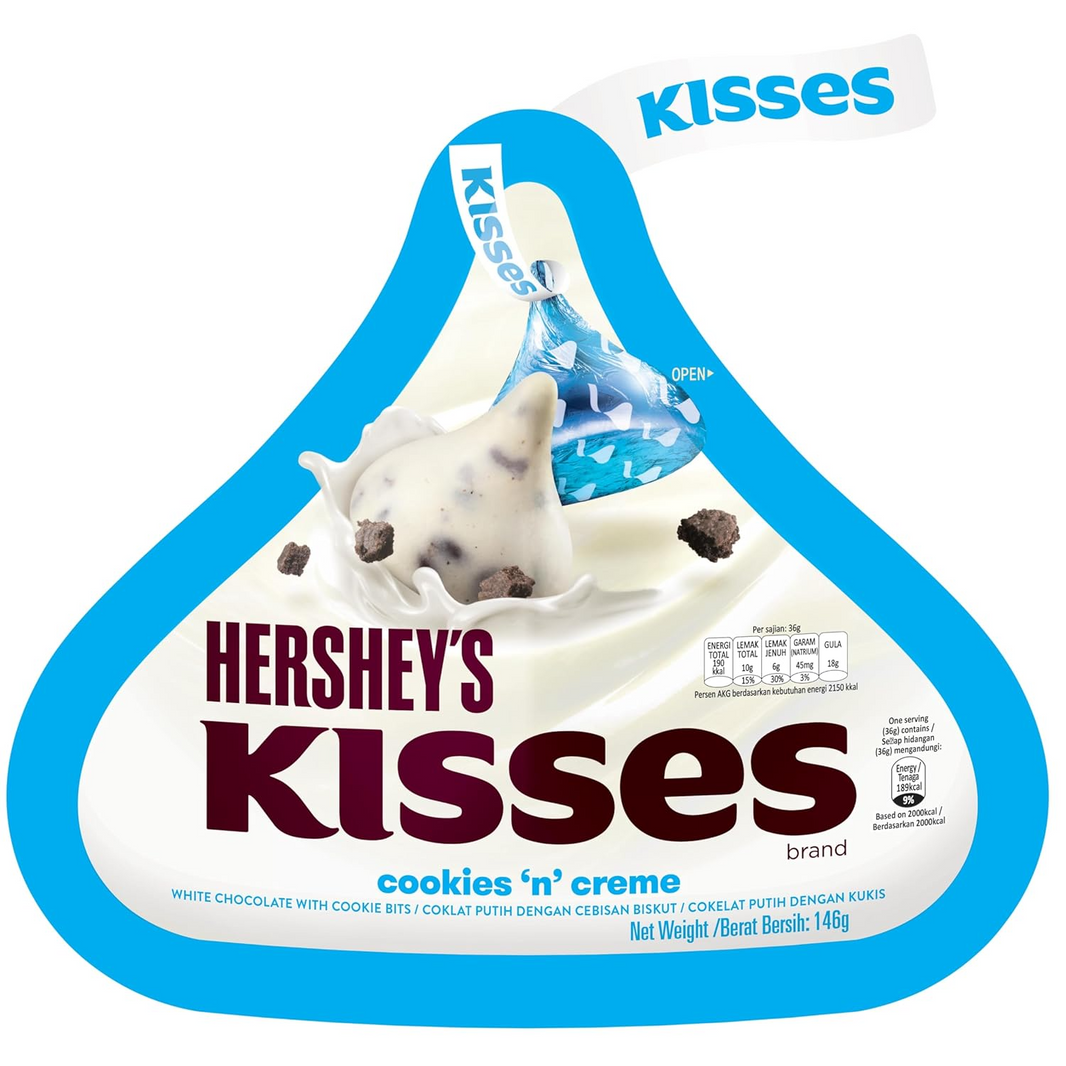 HERSHEYS KISSES COOKIES 146gm