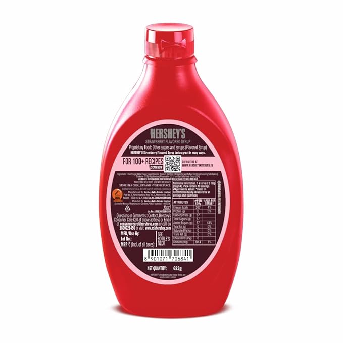 HERSHEYS STRAWBERRY SYRUP 623gm