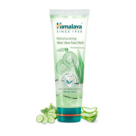 HIMALAYA MOISTURIZING ALOE VERA FACE WASH 50 ml