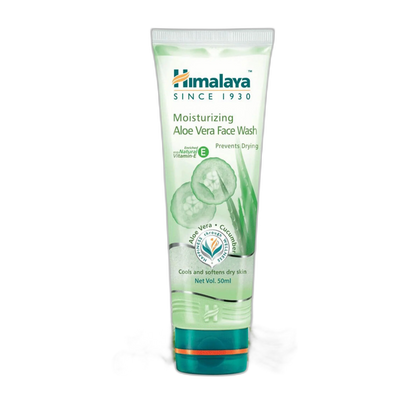 HIMALAYA MOISTURIZING ALOE VERA FACE WASH 50 ml