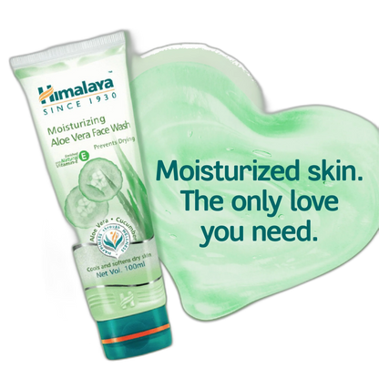 HIMALAYA MOISTURIZING ALOE VERA FACE WASH 50 ml