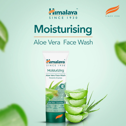 HIMALAYA MOISTURIZING ALOE VERA FACE WASH 50 ml