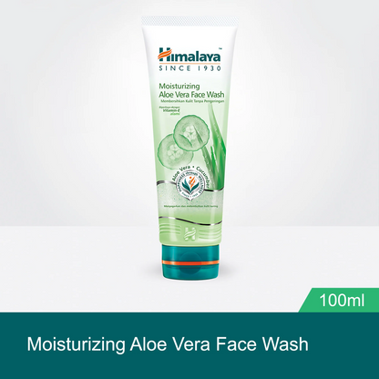 HIMALAYA MOISTURIZING ALOE VERA FACE WASH 50 ml