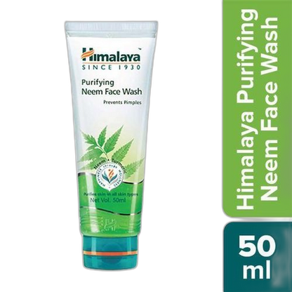 HIMALAYA NEEM PUR FACE WASH 50ML