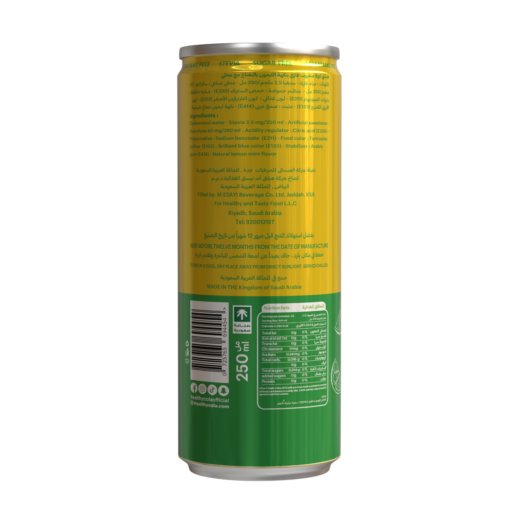 Healthy & Tasty Healthy Cola Lemon Mint 250Ml