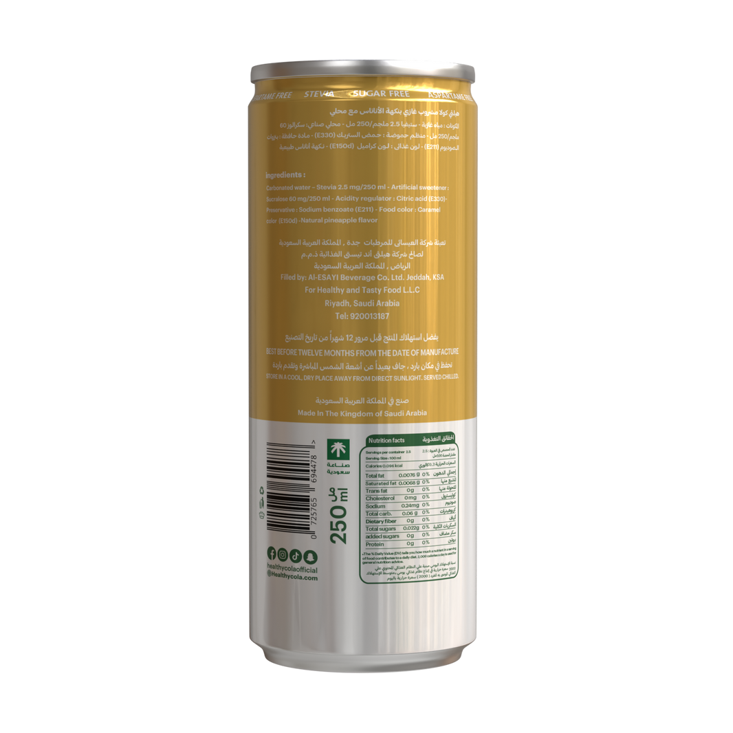 Healthy & Tasty Healthy Cola Pineapple 250Ml