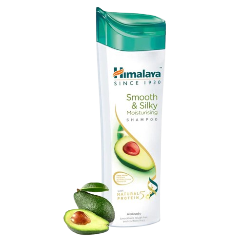 Himalaya Smooth & Silky Shampoo with Natural Protein & Avocado for Rough & Frizzy Hair, 400ml