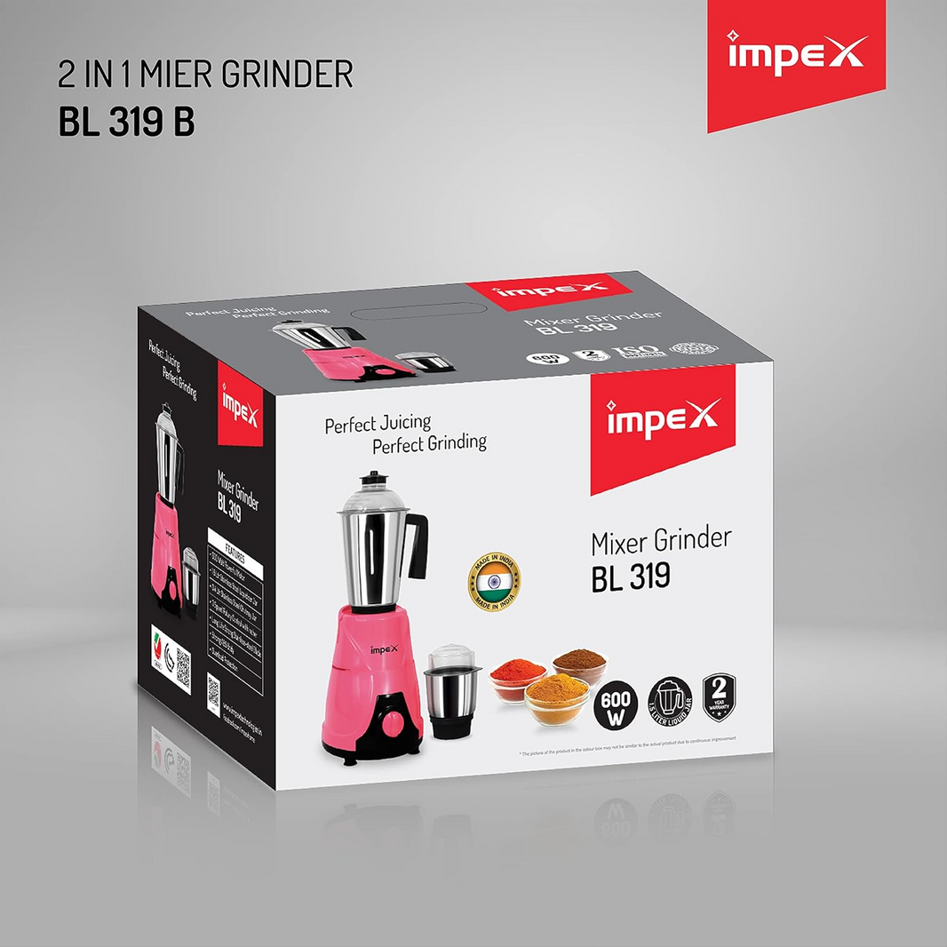 IMPEX 2 IN 1 MIXER GRINDER BL319C 1.5L