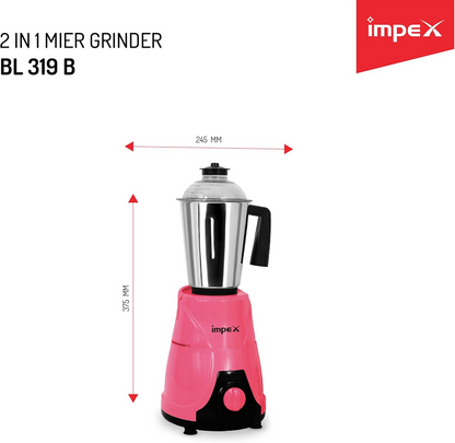 IMPEX 2 IN 1 MIXER GRINDER BL319C 1.5L