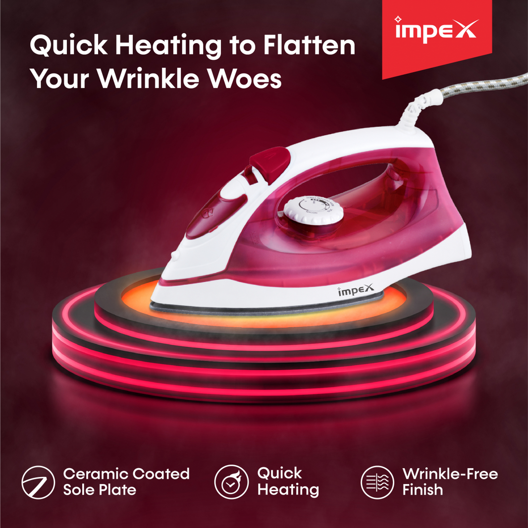 IMPEX ELECTRIC STEAM IRON IBS 401