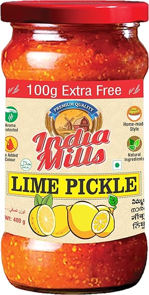 INDIAN MILLS LIME PICKLE 400gm