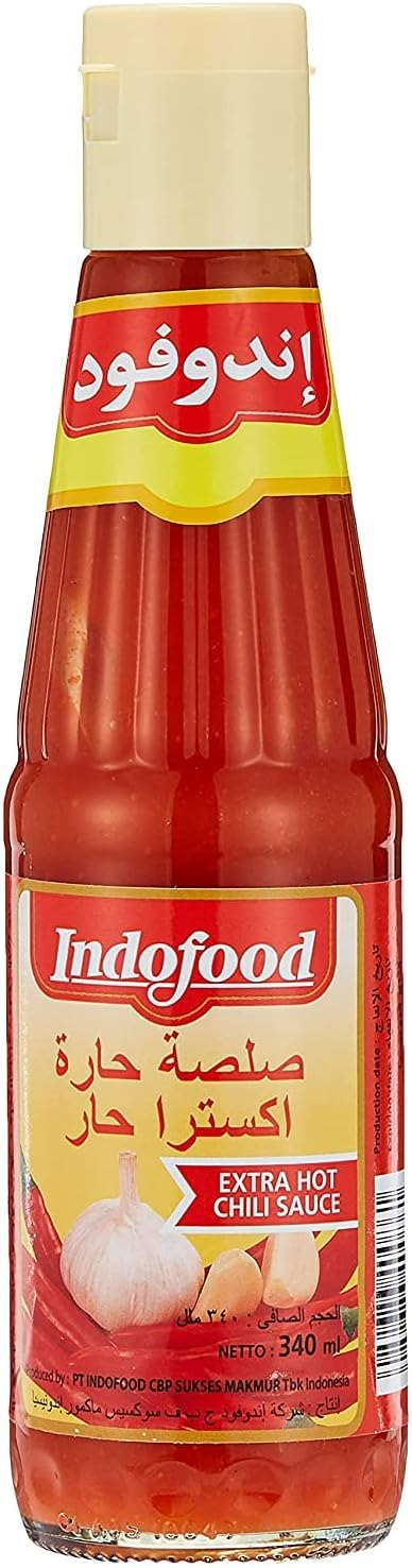 INDOFOOD EXTRA HOT CHILLI SAUCE 340ml