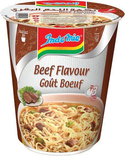 INDOMIE CUP BEEF NOODLES 60gm