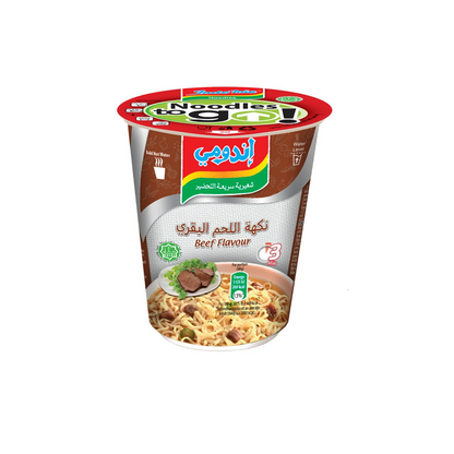 INDOMIE CUP BEEF NOODLES 60gm