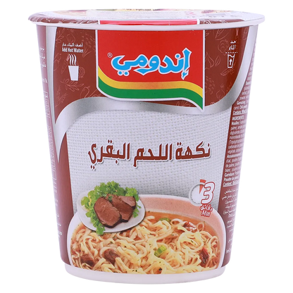 INDOMIE CUP BEEF NOODLES 60gm