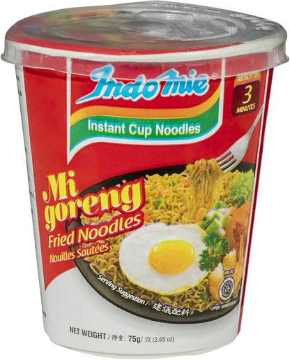 INDOMIE FRIES CUP NOODLES 3x75gm
