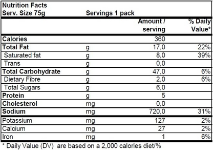 INDOMIE FRIES CUP NOODLES 75gm