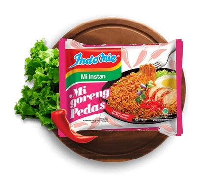 INDOMIE HOT & SPICY FRIED NOODLES 10x80gm