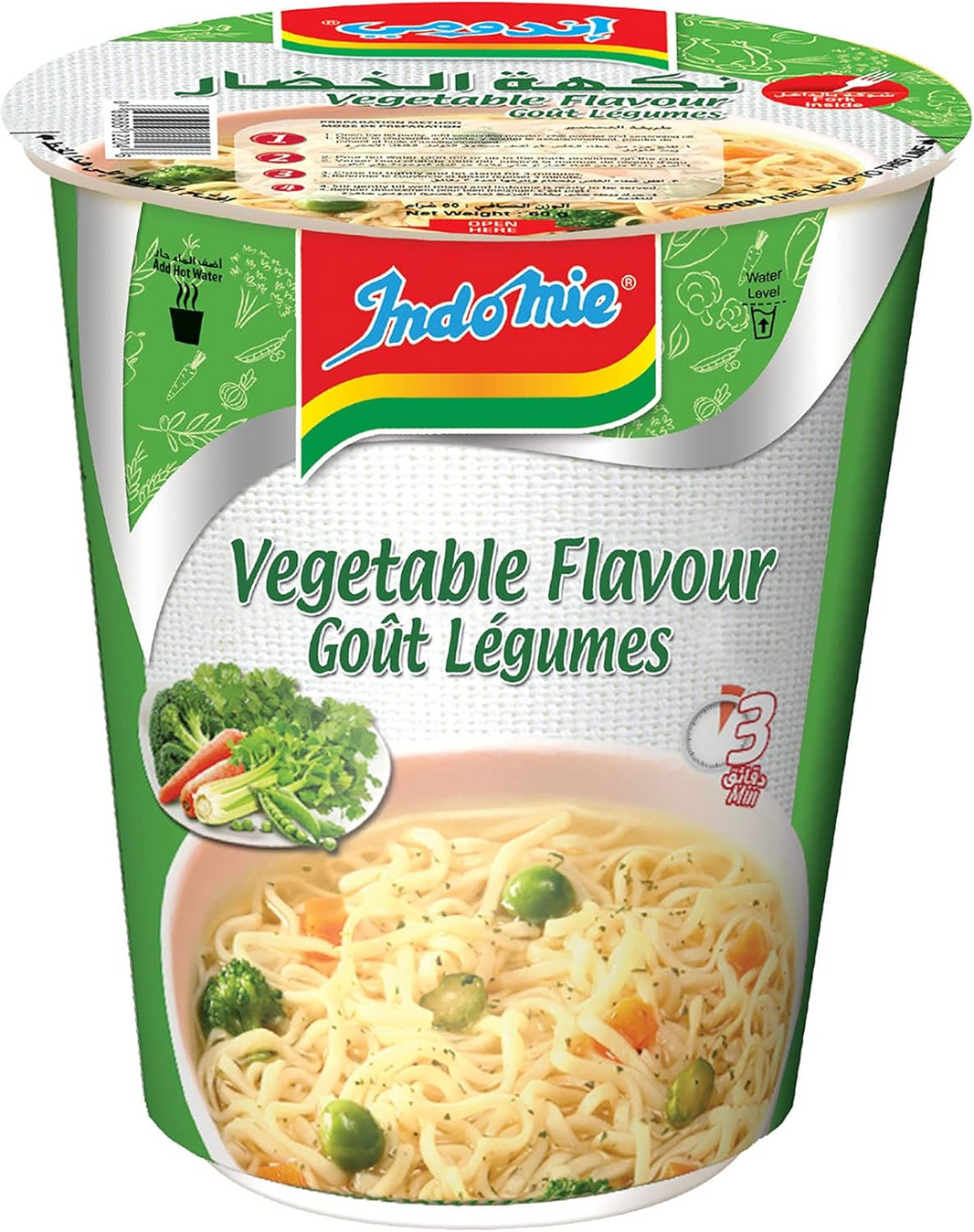 INDOMIE VEGETABLE CUP NOODLE 60gm