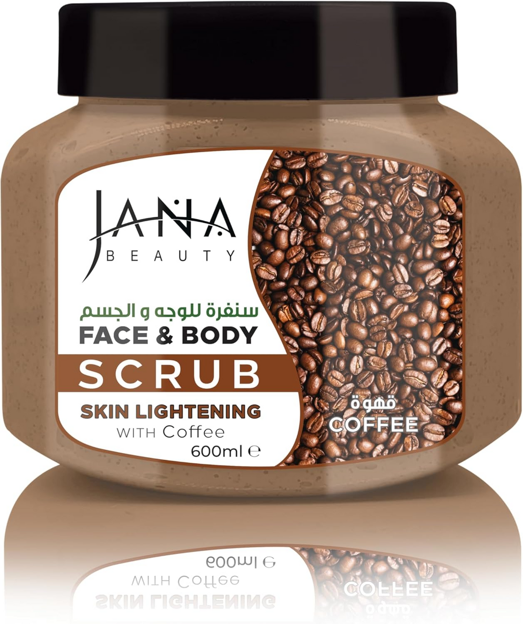 JANA FACE & BODY SCRUB COFFEE 600M