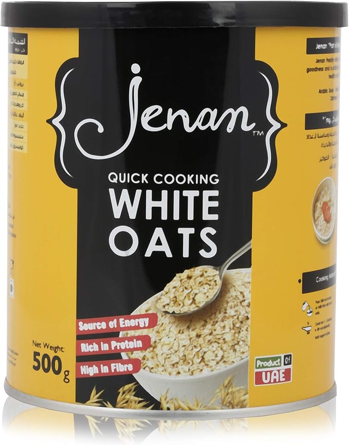 JENAN QUICK COOKING WHITE OATS 500gm