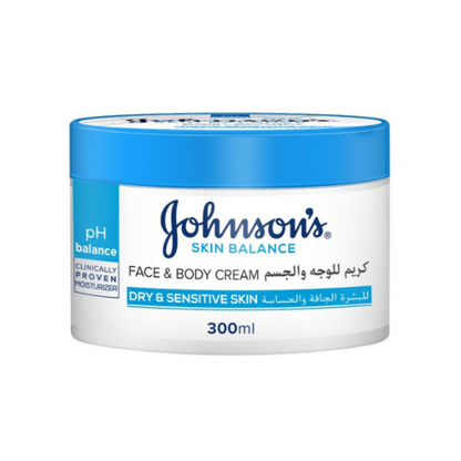 JOHNSONS FACE & BODY CREAM 300ml