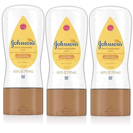 JOHNSONS SHEA&COCOA BUTTER OIL GEL 192ml