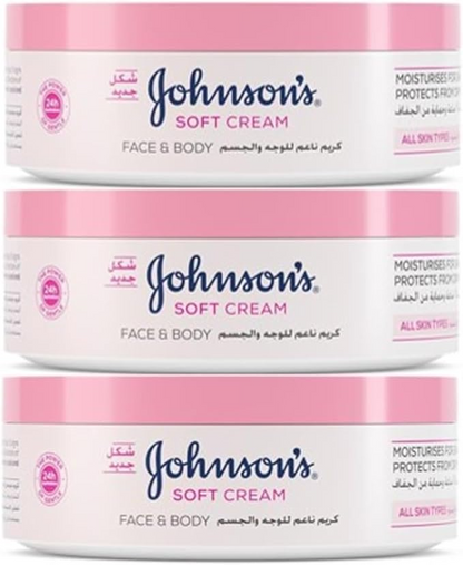 JOHNSONS SOFT FACE CREAM 200ml