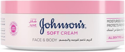 JOHNSONS SOFT FACE CREAM 200ml