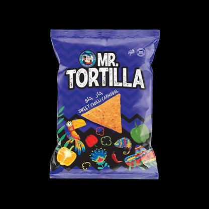 Mr.Chips Tortilla Corn Chips Sweet Chilli Carnaval, 72g