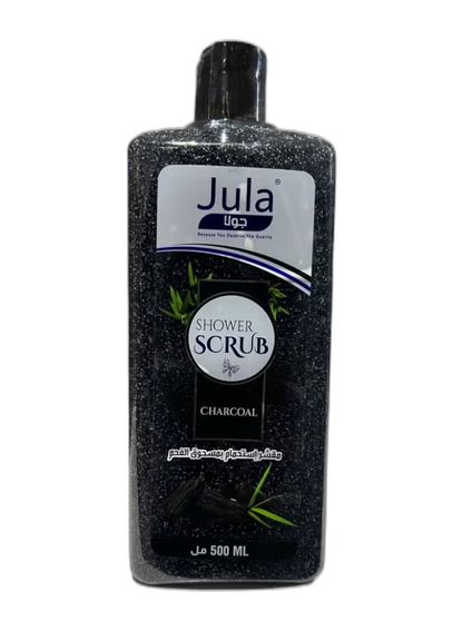 JULA CHARCOAL SHOWER SCRUB 500ml
