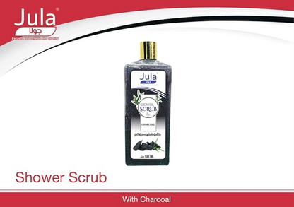 JULA CHARCOAL SHOWER SCRUB 500ml