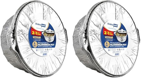 KHALEEJ ALUMINIUM POT W/LID 39CM 3P