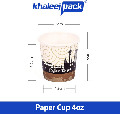 KHALEEJ PAPER CUP 4oz 200pcs